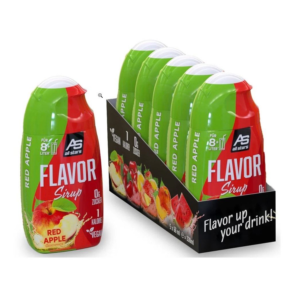 ALL STARS Flavor Sirup Red Apple (5x65ml)