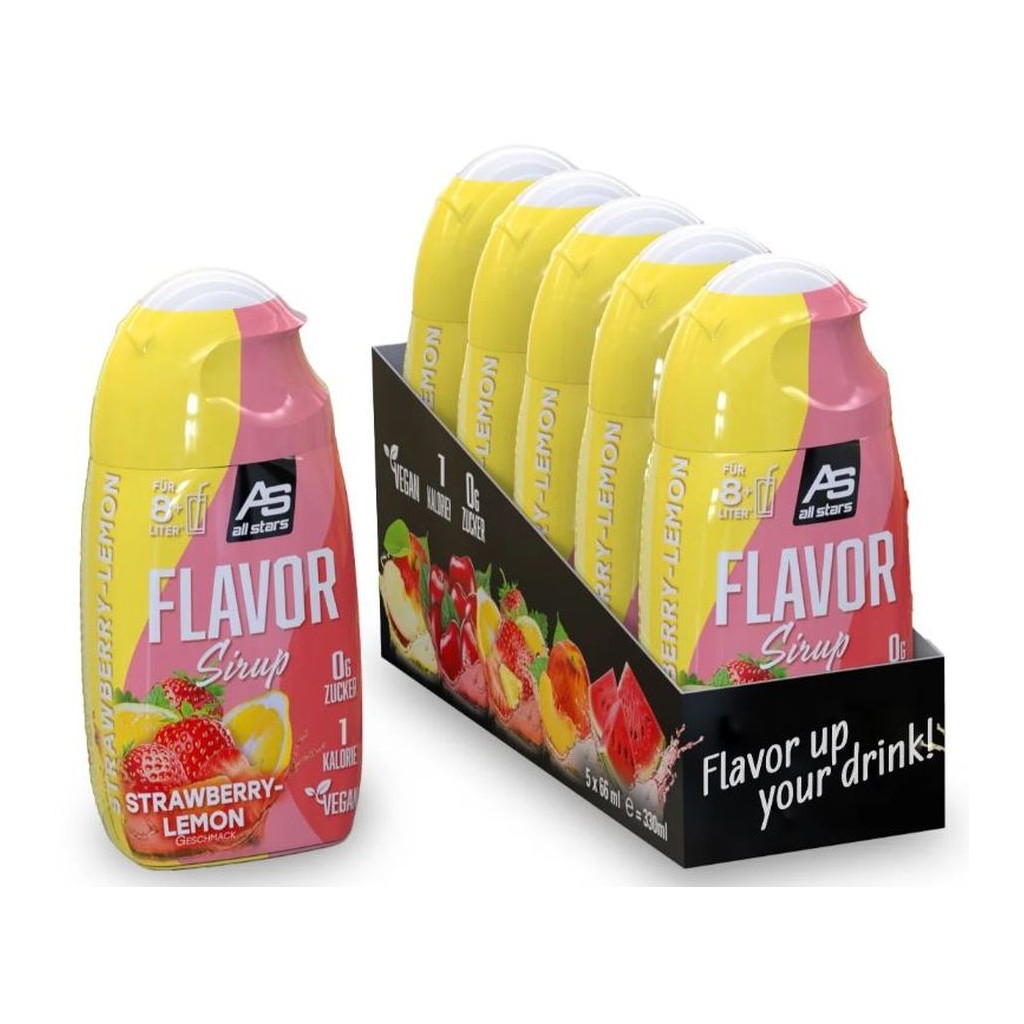 ALL STARS Flavor Sirup Strawberry Lemon (5x65ml)