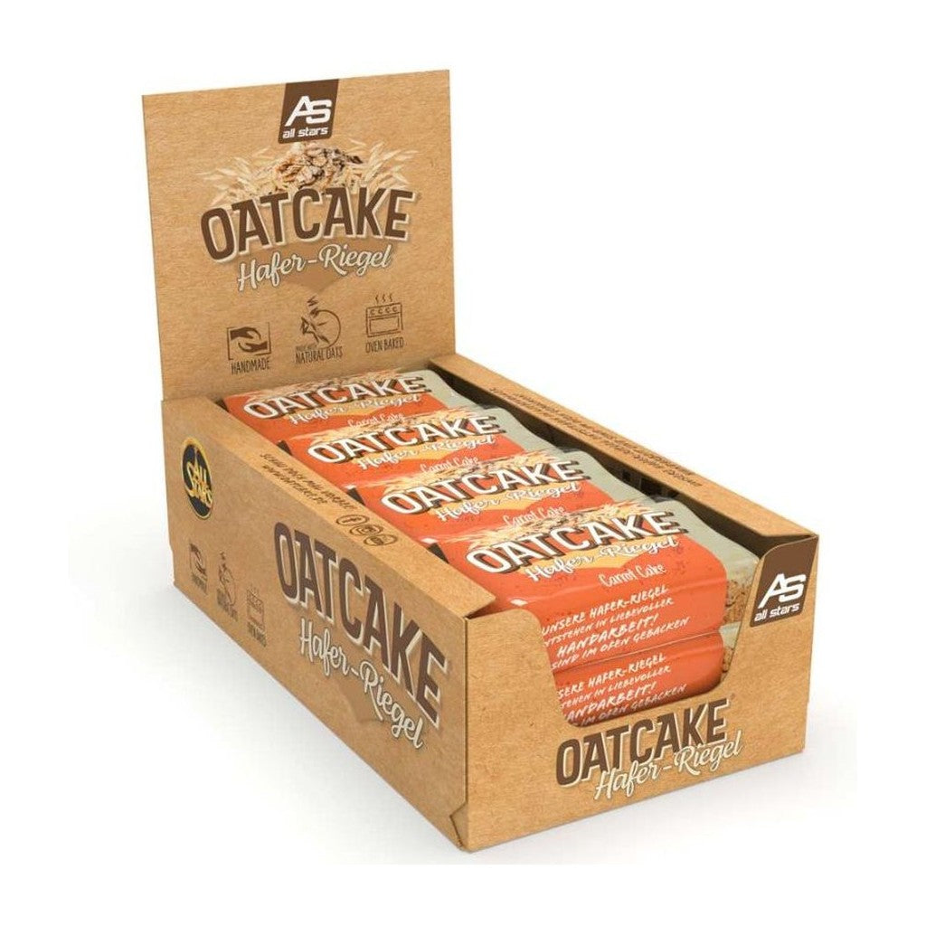 ALL STARS Oatcake Hafer-Riegel, Carrot Cake (12x80g)