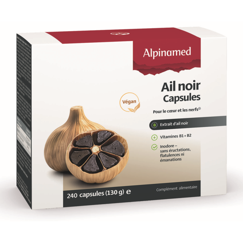 Alpinamed Schwarzer Knoblauch Kapseln (240 Stk)