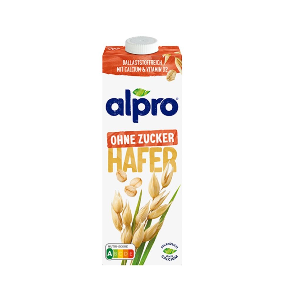 alpro Haferdrink ohne Zucker (8x1 Liter)