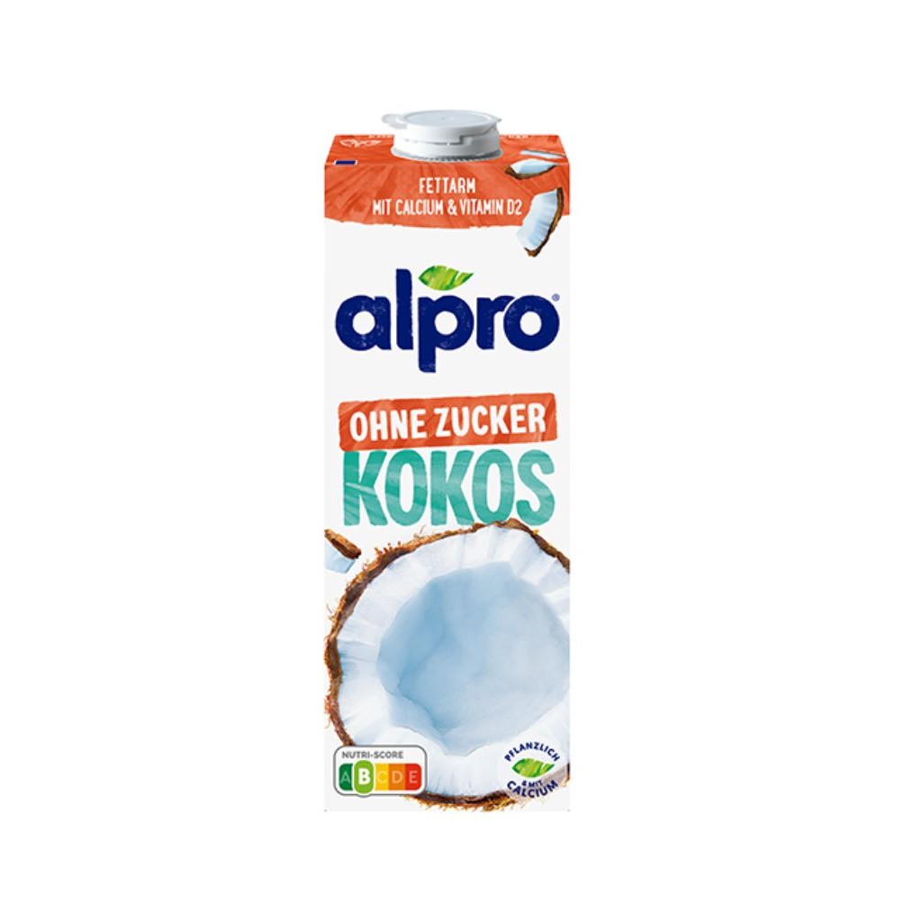 alpro Kokosnussdrink ohne Zucker (8x1 Liter)