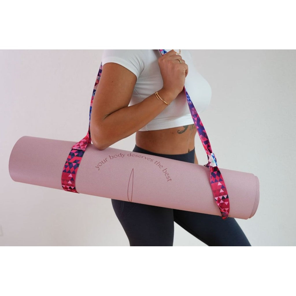 Andrina Santoro Yoga & Workout Matte, rosa, 182x61cm (1 Stk)