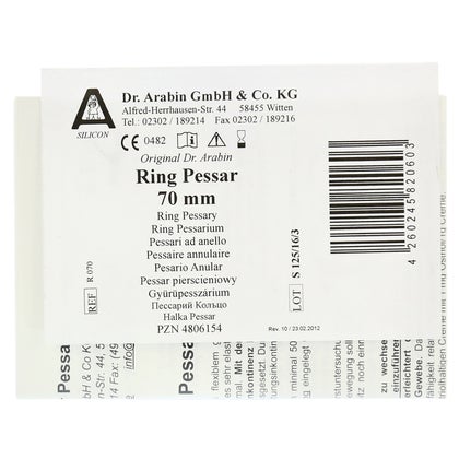 Dr. Arabin Pessaire anneau silicone 70mm (1 pce)