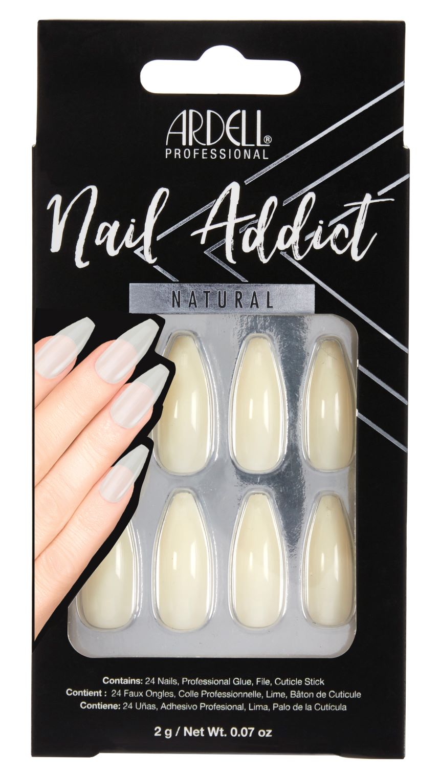 Ardell Nail Addict Natural Ballerina Long (24 Stk)