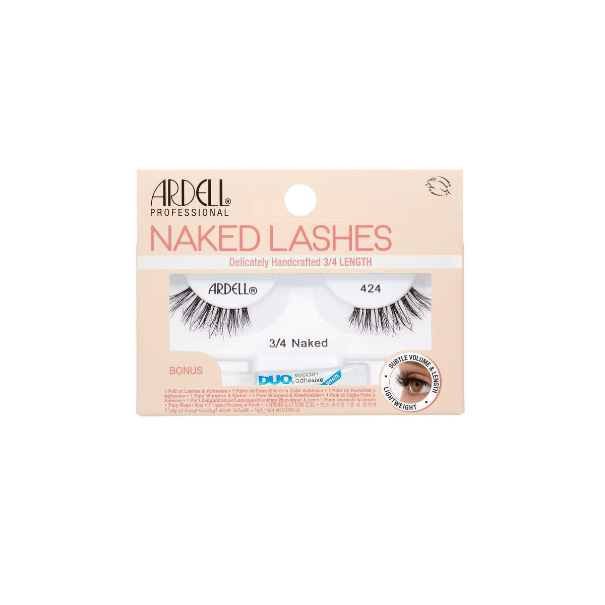 Ardell Naked Lashes 3/4 Length 424 (1 pair)