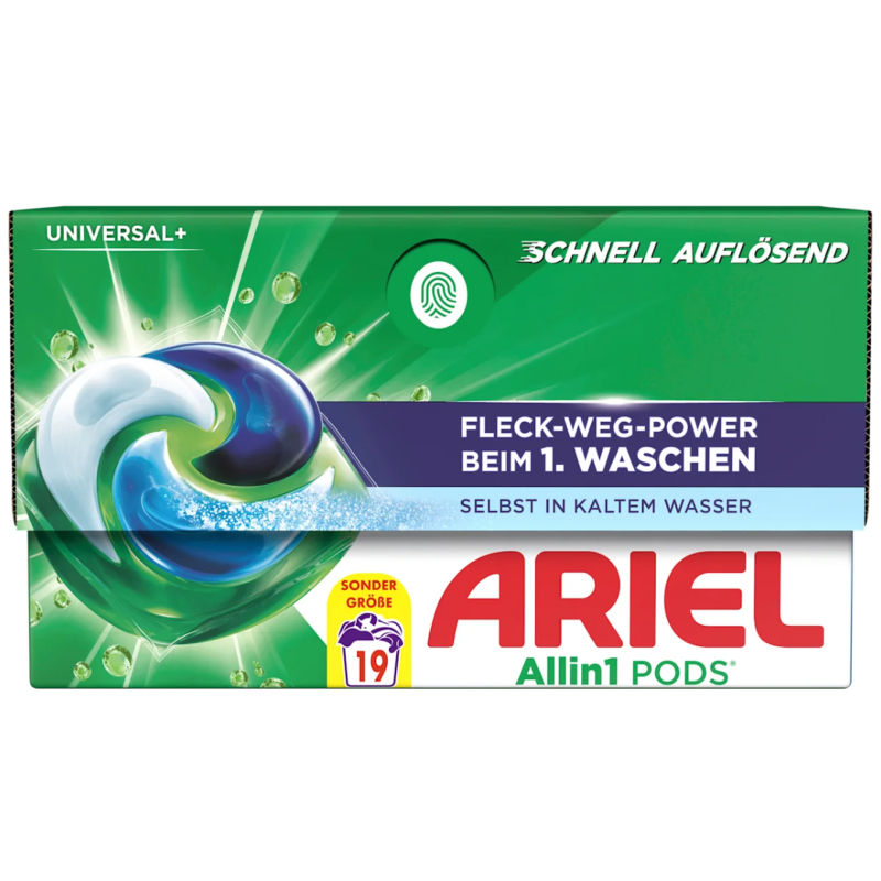 Ariel All-in-1 Pods Universal für 19 Waschladungen (38 Stk)