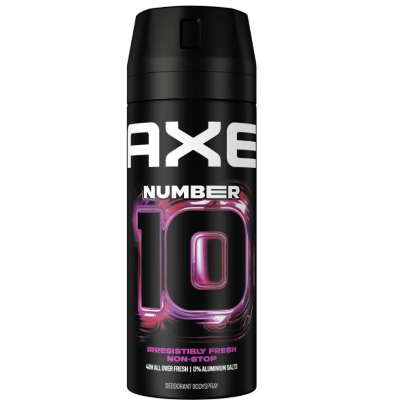 AXE Deo Bodyspray Number 10, ohne Aluminiumsalze (150ml)