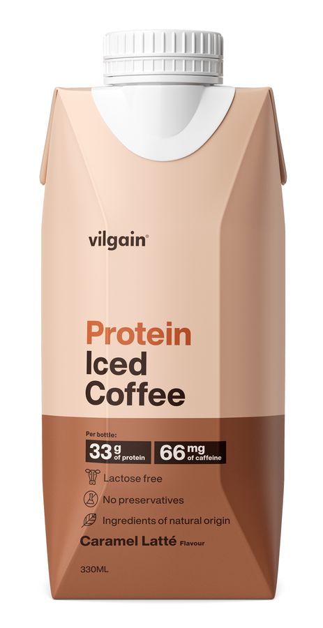 Vilgain Protein Eiskaffee Karamell-Latte