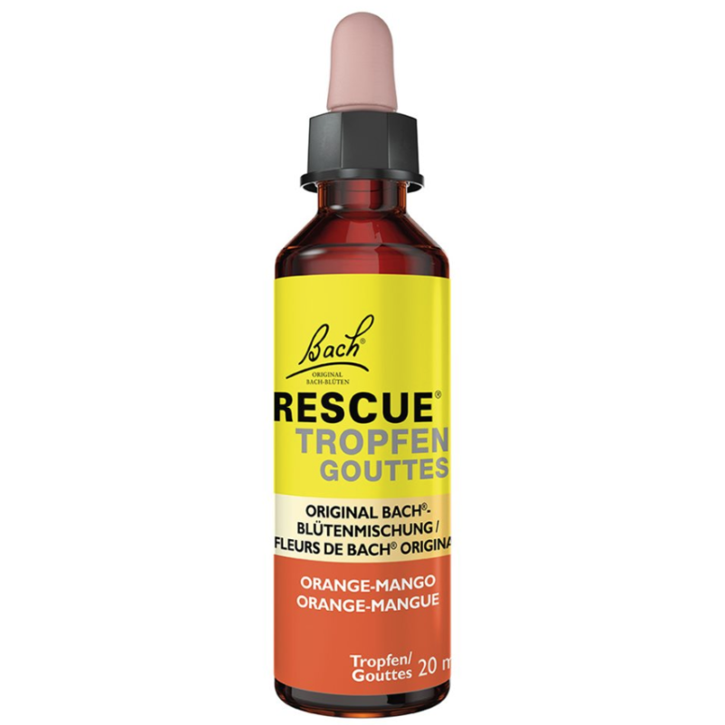 Bach-Blüten Rescue-Tropfen Orange-Mango (20ml)