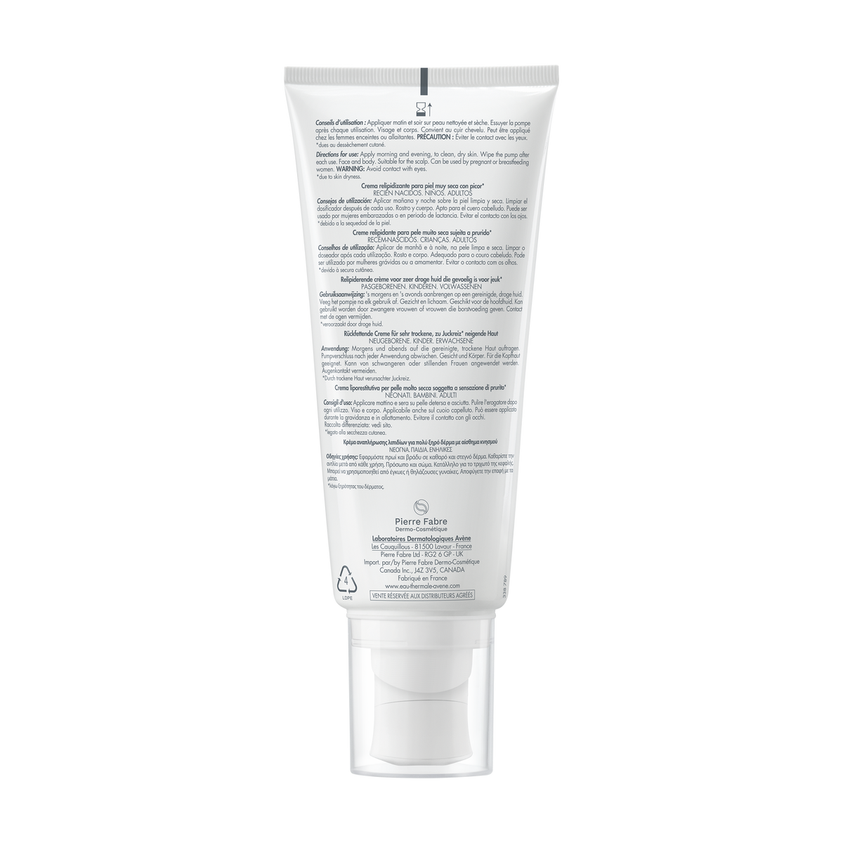 Avène XeraCalm A.D Rückfettende Creme (200ml)