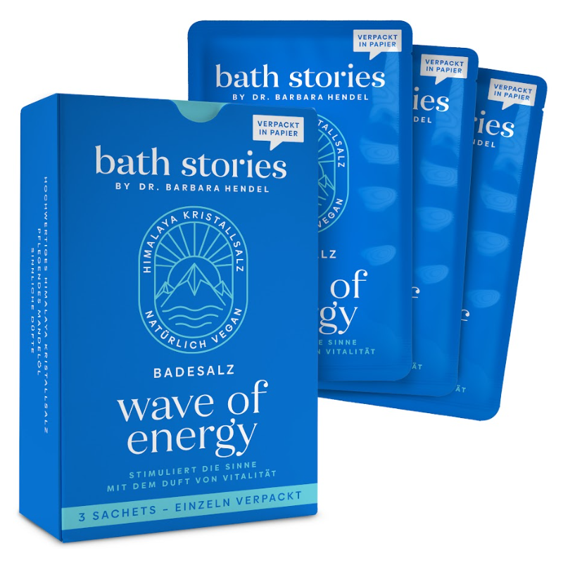 bath stories Badesalz, wave of energy (3x60g)