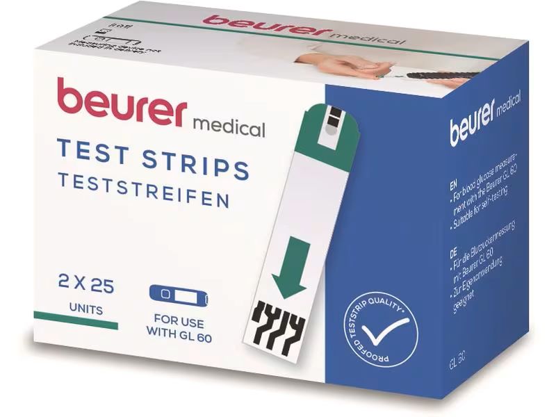 Beurer Blutzucker-Teststreifen GL60 (50 Stk)