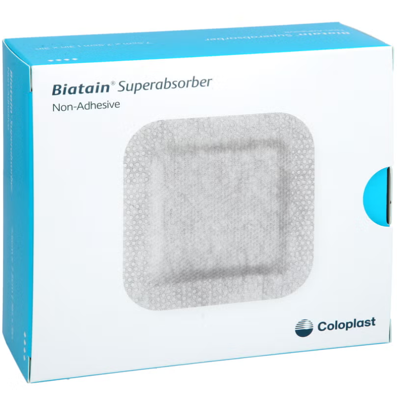 Biatain Superabsorber nicht-haftend, 7.5x7.5cm (19 Stk)