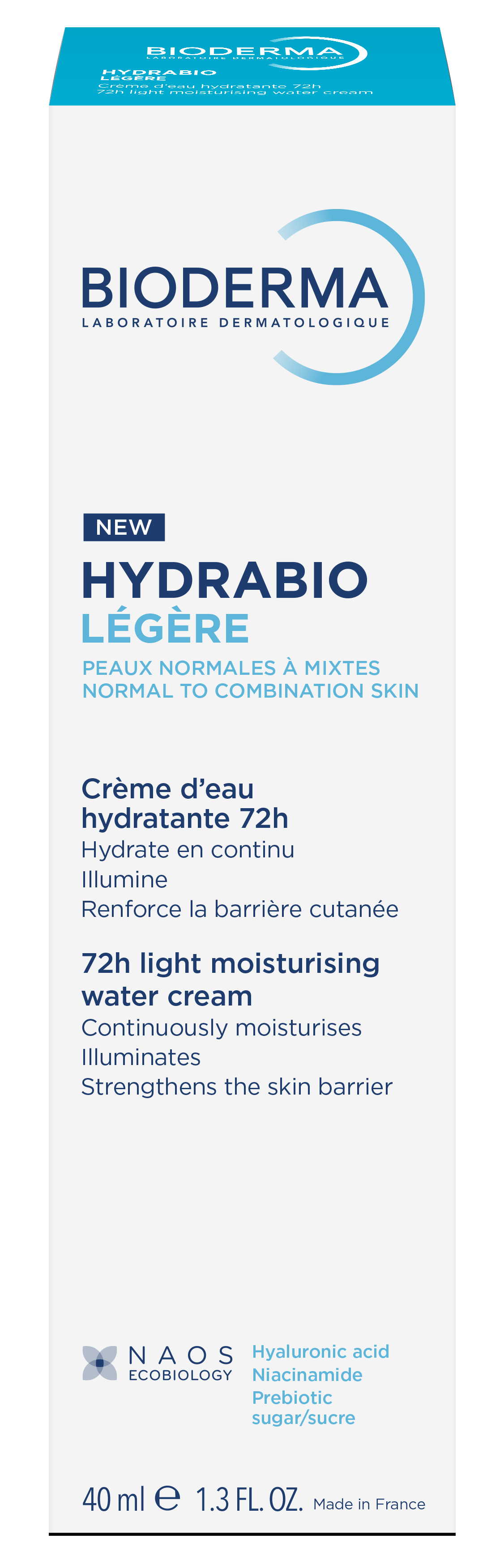 BIODERMA Hydrabio Légère Feuchtigkeitscreme (40ml)