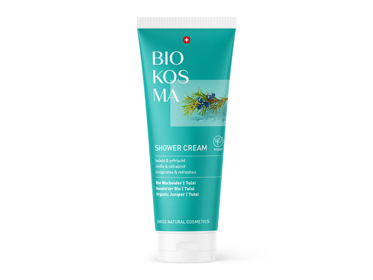 Biokosma Shower Cream Organic Juniper Organic Tulsi (200ml)