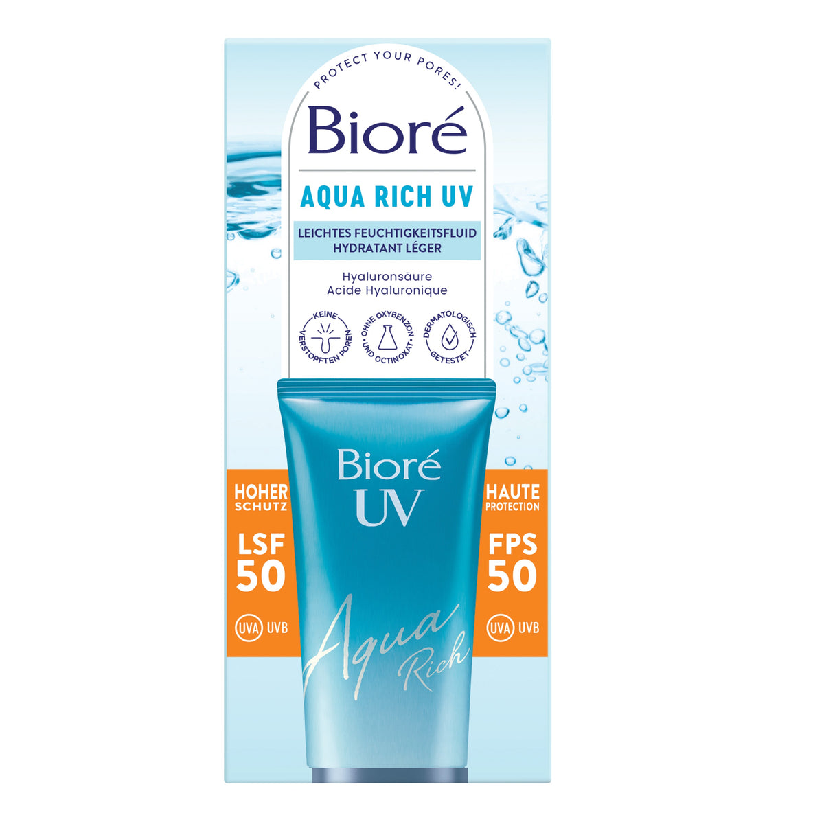 Bioré UV Aqua Rich Feuchtigkeitsfluid Light LSF 50 (50ml)