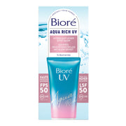 Bioré UV Aqua Rich Leichtes Feuchtigkeitsfluid mit Glow-Effekt LSF 50 (50ml)