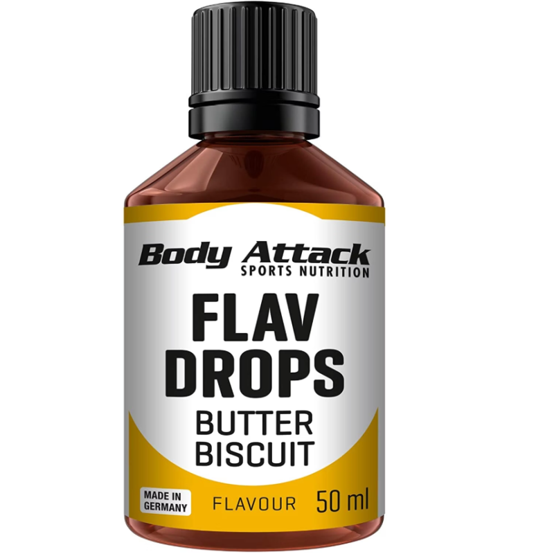 Body Attack Flav Drops Butter Biscuit (50ml)