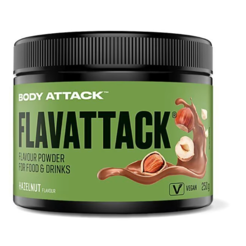 Body Attack FLAVATTACK Geschmackspulver, Hazelnut (250g)