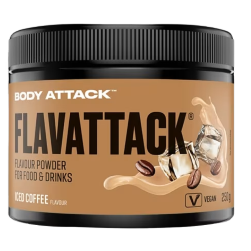 Body Attack FLAVATTACK Geschmackspulver, Iced Coffee (250g)