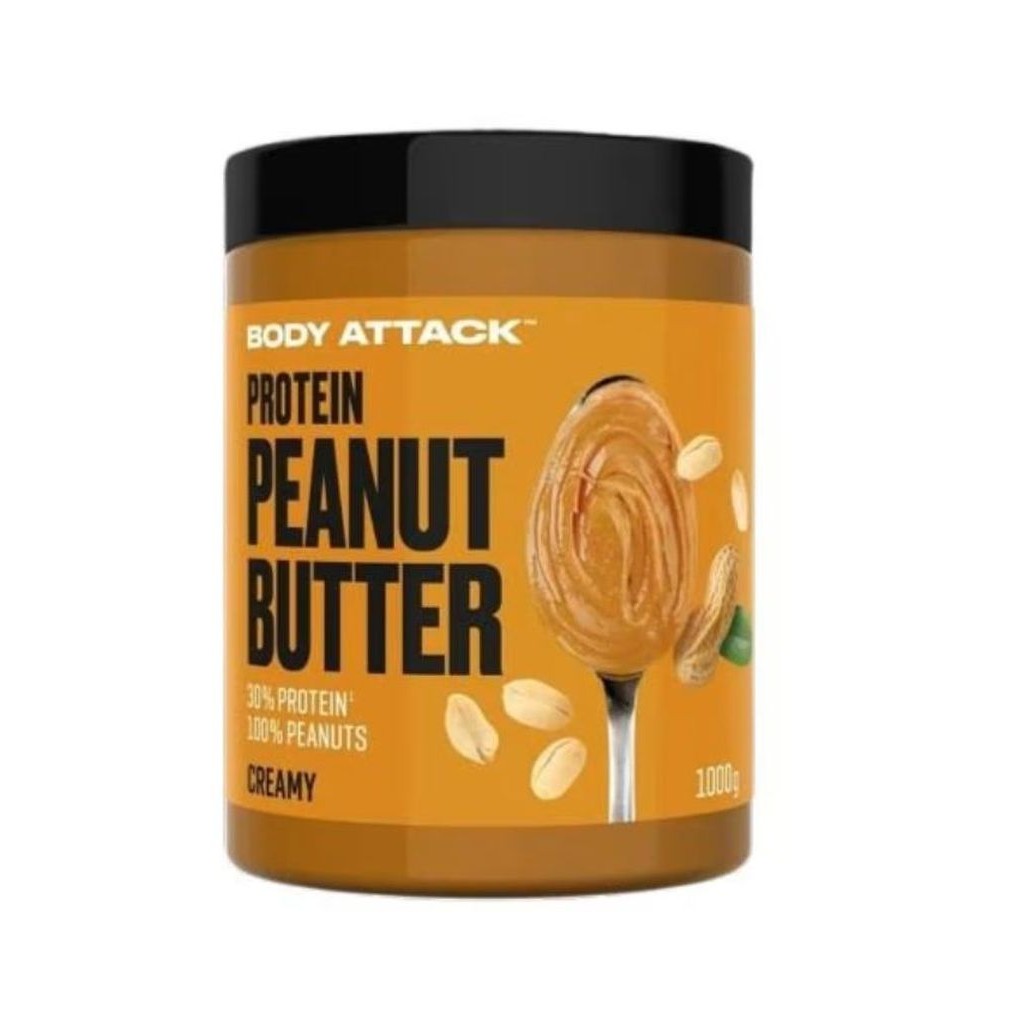 Body Attack Peanut Butter Natural Creamy (1kg)