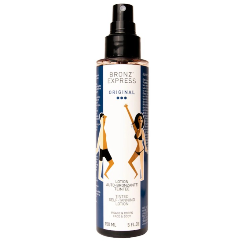 Bronz'Express Getönte Selbstbräunungslotion Gesicht und Körper (150ml)