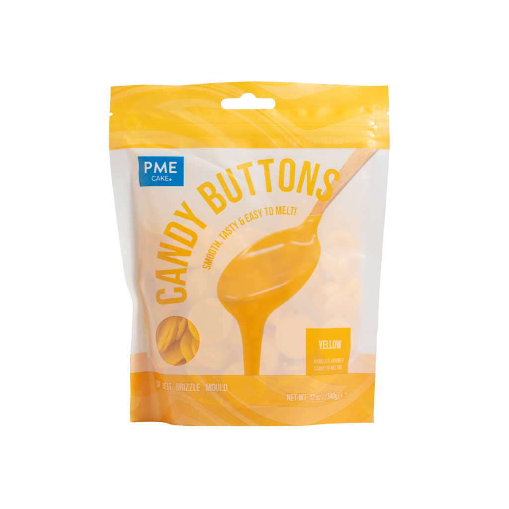 PME Canke Candy Buttons – Gelb (340g)