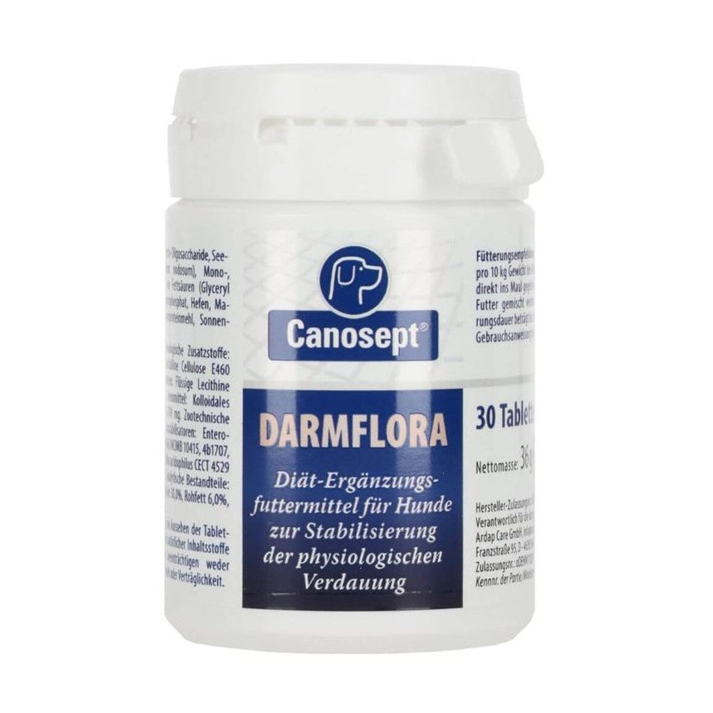 Canosept Darmflora Tabletten, Nahrungsergänzung für Hunde (30 Stk)
