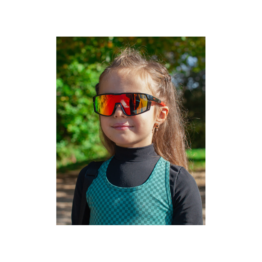 Cerjo Kinder-Sonnenbrille Banff, rot (1 Stk)