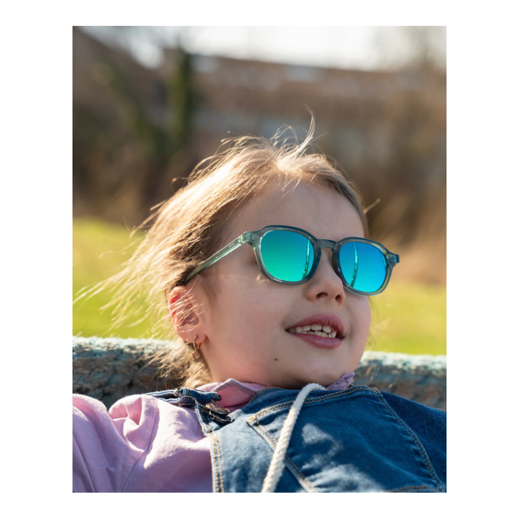 Cerjo Kinder-Sonnenbrille Cubo, grün (1 Stk)