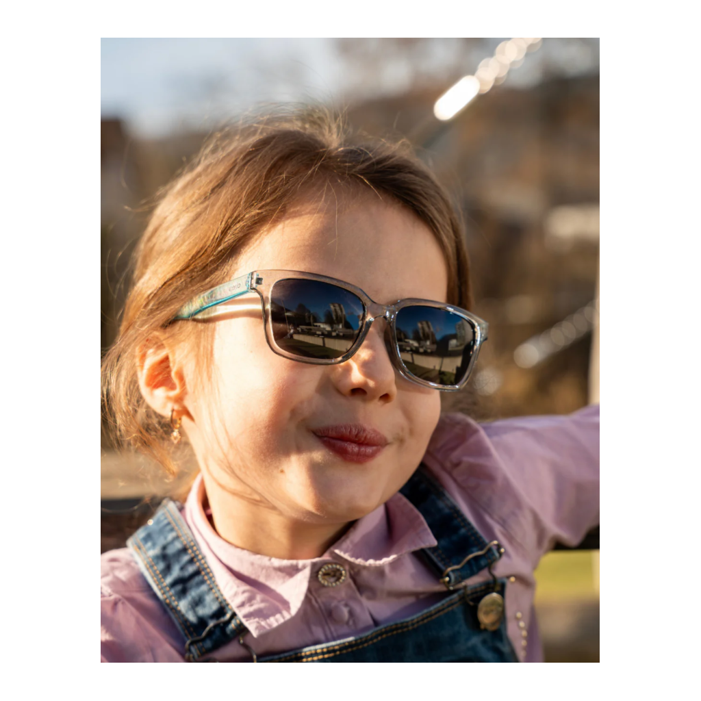 Cerjo Kinder-Sonnenbrille Galaxo, grau/blau (1 Stk)