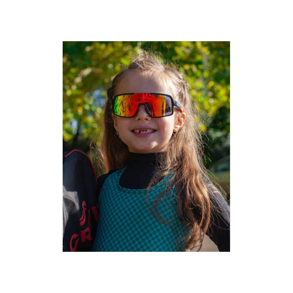 Cerjo Kinder-Sonnenbrille Moab, rot (1 Stk)