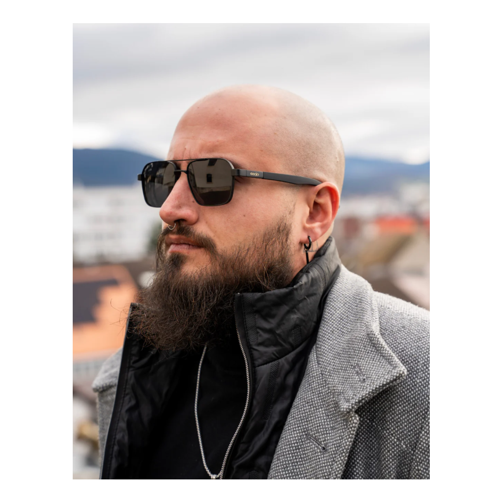 Cerjo Sonnenbrille Explorer, schwarz (1 Stk)