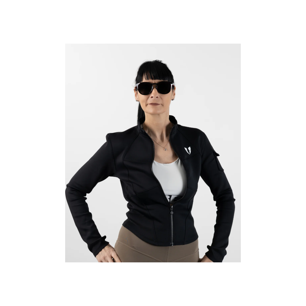 Cerjo Sonnenbrille Große Biegung, schwarz (1 Stk)