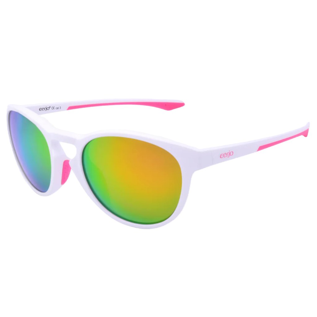 Cerjo Sonnenbrille Große Biegung, weiss (1 Stk)