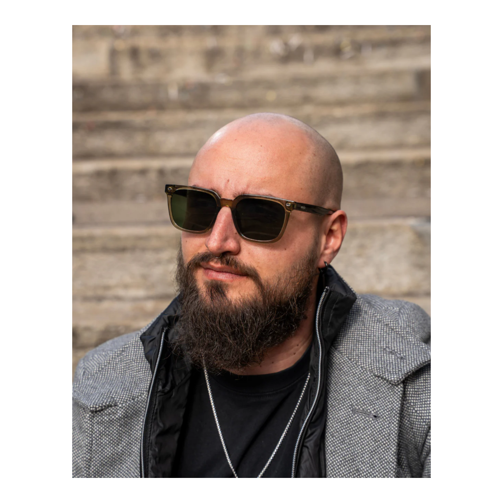 Cerjo Sonnenbrille Native, grün/braun (1 Stk)