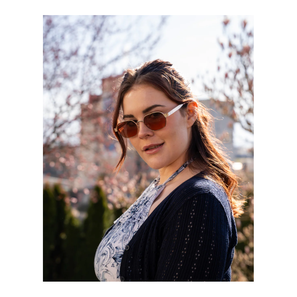 Cerjo Sonnenbrille Silica, gold (1 Stk)