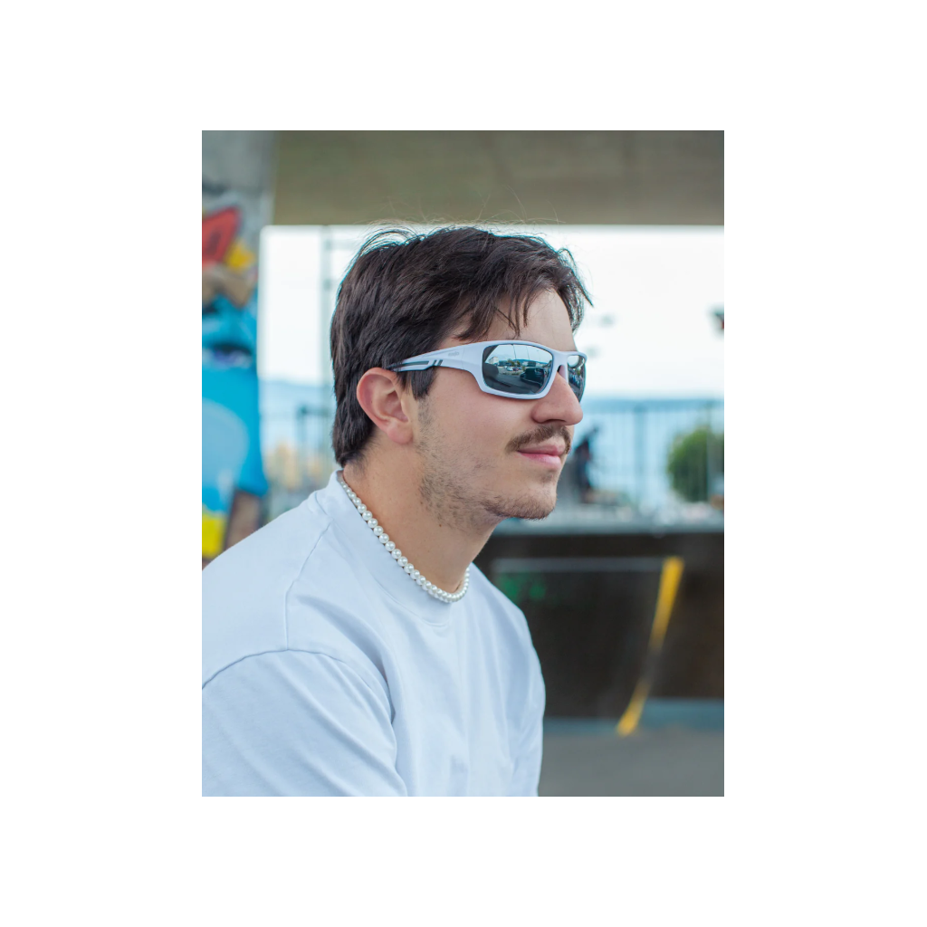 Cerjo Sonnenbrille Silverstone, weiss (1 Stk)