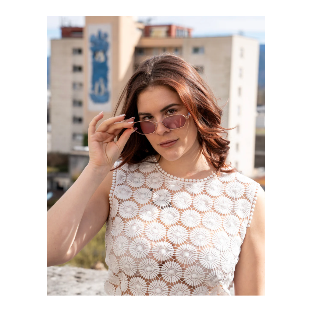 Cerjo Sonnenbrille Stonea, gold-lila (1 Stk)