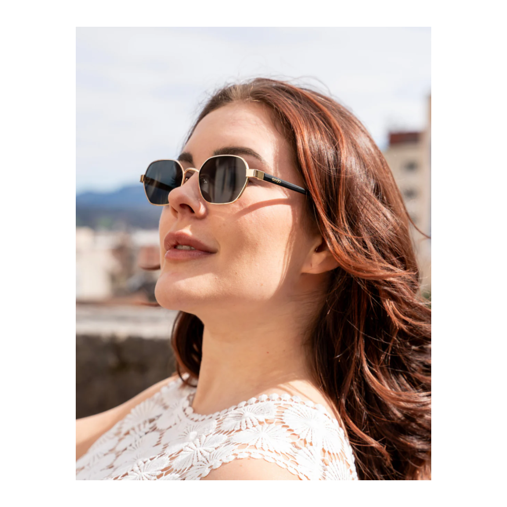 Cerjo Sonnenbrille Stonea, gold-schwarz (1 Stk)