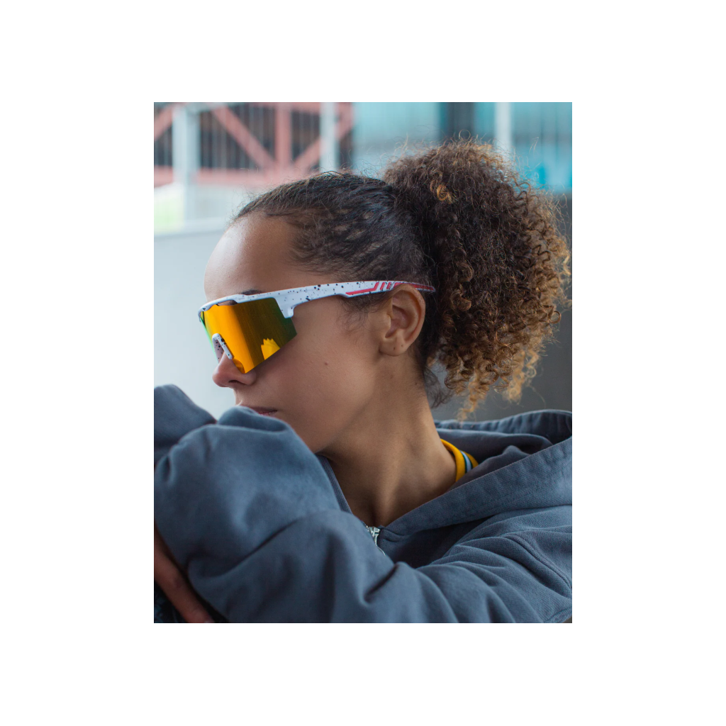 Cerjo Sonnenbrille Windrock, weiss (1 Stk)