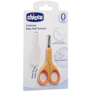 Chicco Babyschere mit Schutzkappe, orange (1 Stk)