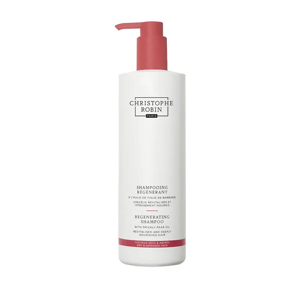 CHRISTOPHE ROBIN Regenerierendes Shampoo mit Kaktusfeigenöl (500ml)