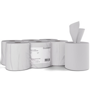 CLEAR+ by CWS Centerfeed-Papierrollen, 2-lagig (6 Stk)