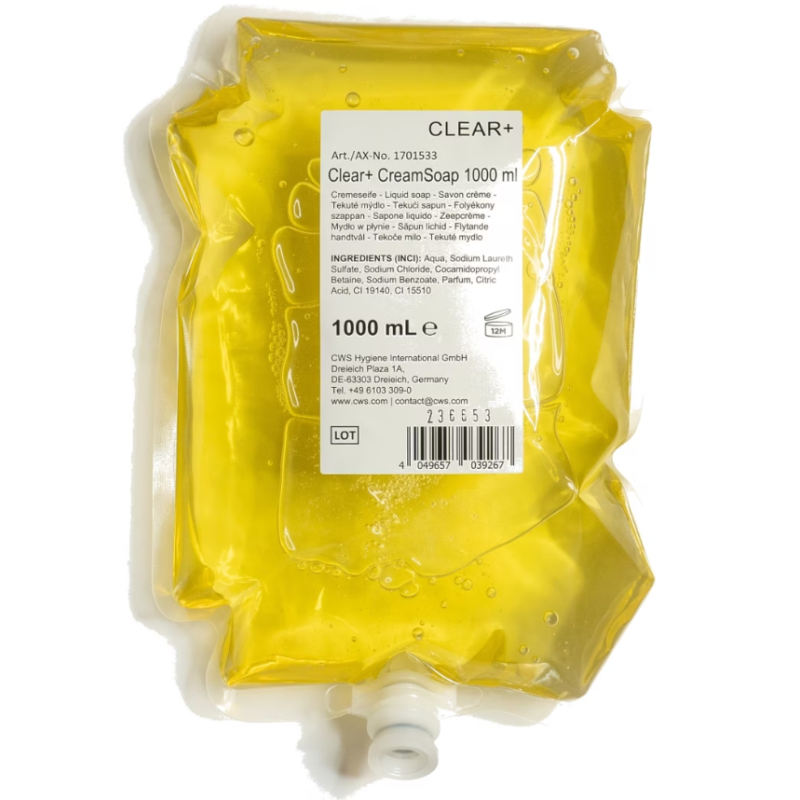 CLEAR+ by CWS Cremeseife (4x1 Liter)