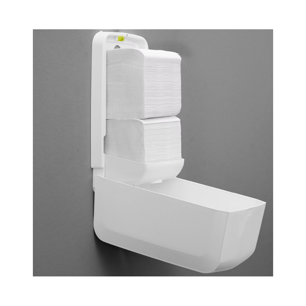 CLEAR+ by CWS Einzelblatt-Toilettenpapierspender (1 Stk)