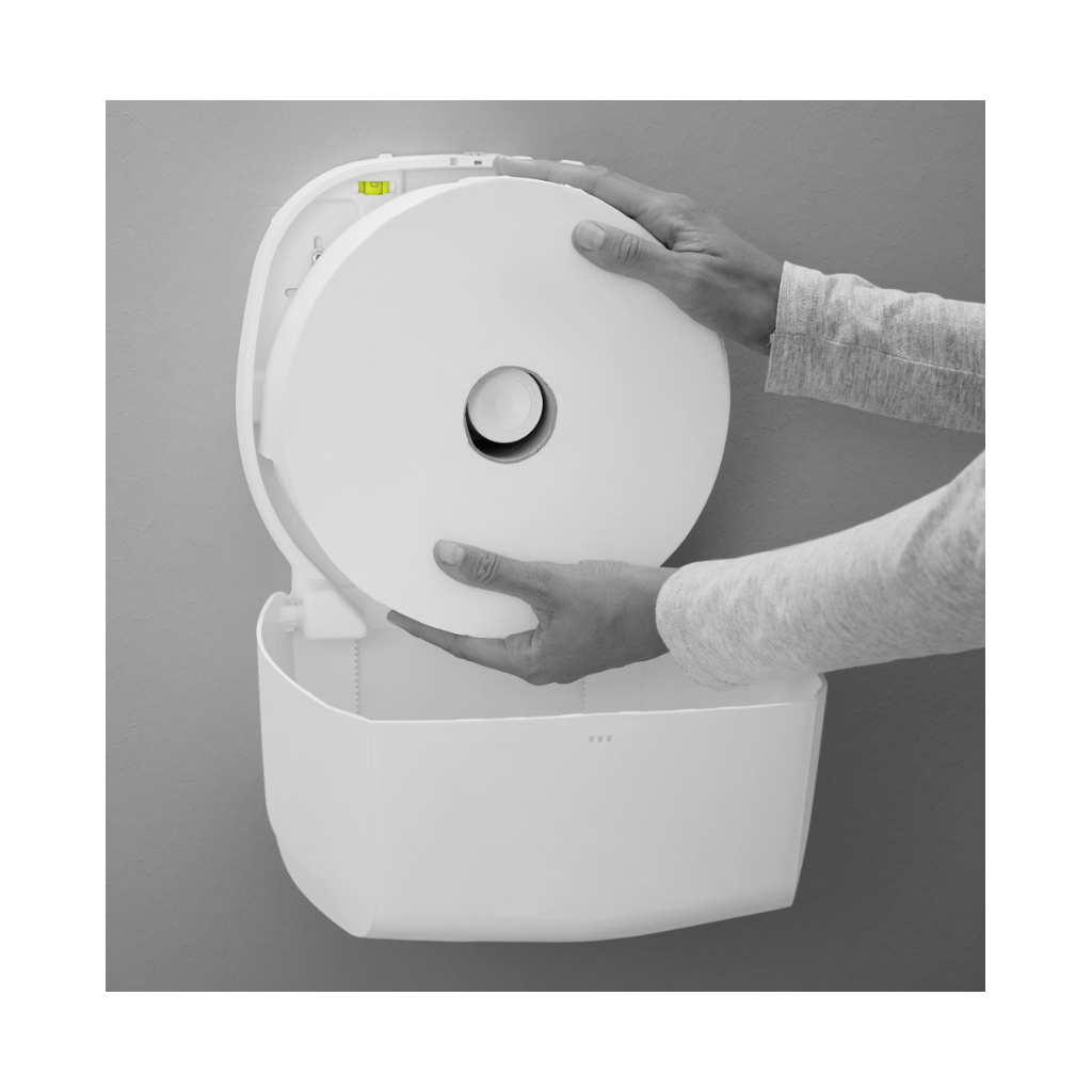 CLEAR+ by CWS Toilettenpapier Maxi Jumbo-Rollen, 2-lagig (6 Stk)