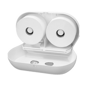CLEAR+ by CWS Toilettenpapier Mini Jumbo-Rollen, 2-lagig (12 Stk)