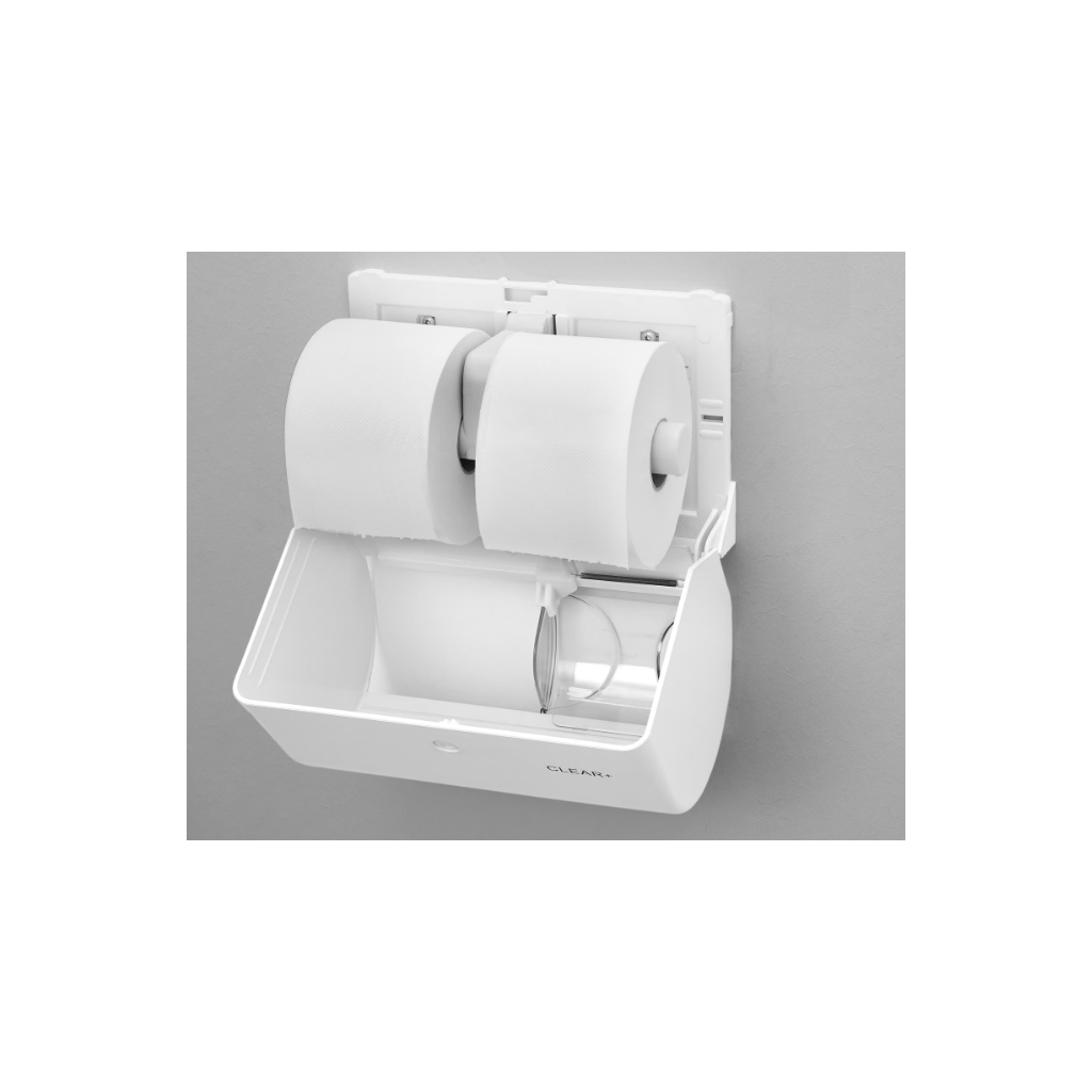 CLEAR+ by CWS Toilettenpapier Standard-Rollen, 3-lagig (64 Stk)